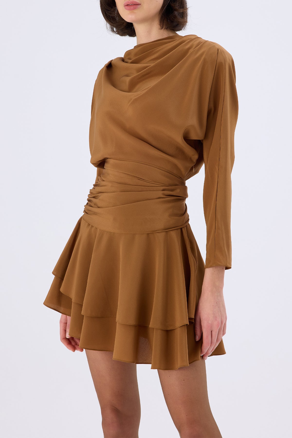 JANIS DRESS CINNAMON