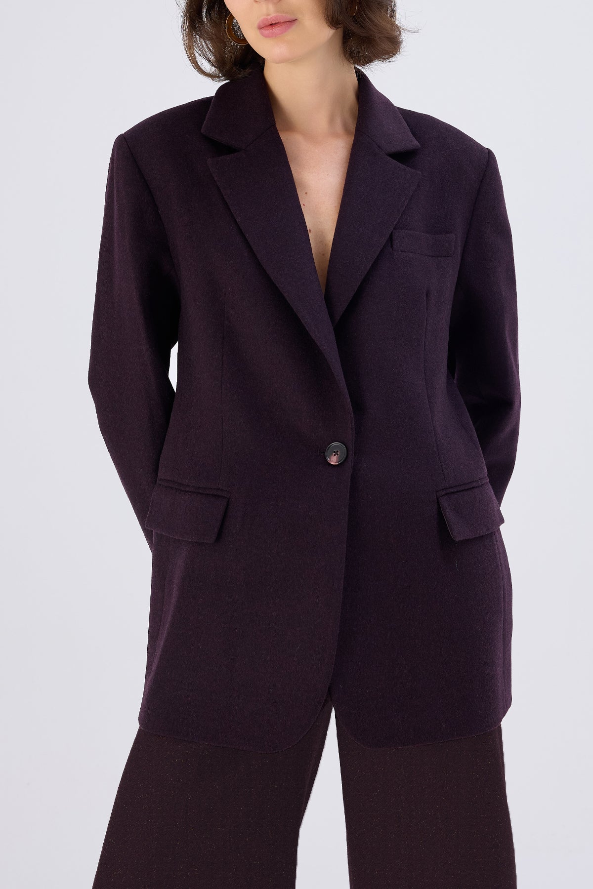 CHARLI BLAZER PLUM