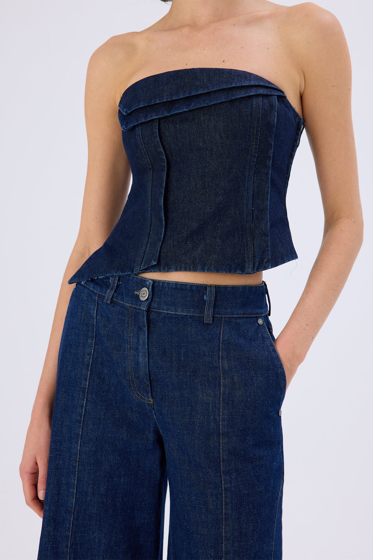 FOSTER DENIM TOP