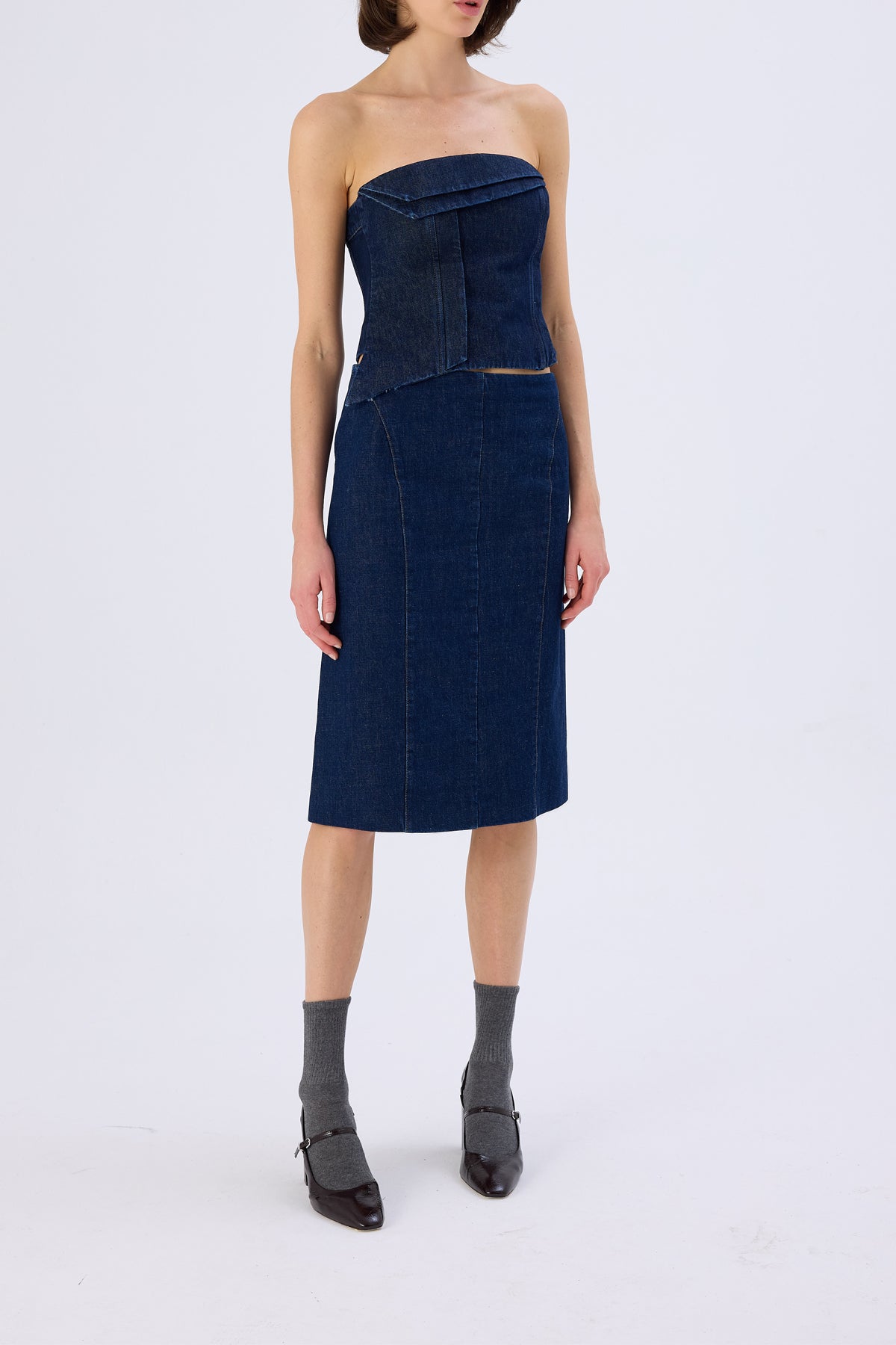 FOSTER DENIM SKIRT